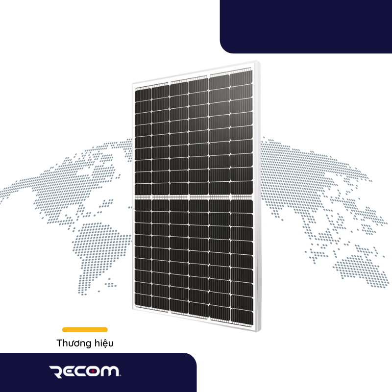 TẤM PIN RECOM 410W ( RECOM MONO HALF-CUT CELL 410W )
