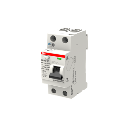 Cầu dao chống dòng rò RCCB 2P 40A 30mA  FH202 AC-40/0,03