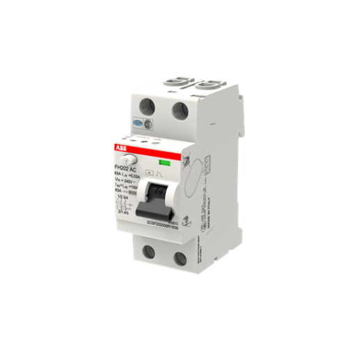 Cầu dao chống dòng rò RCCB 2P 63A 30mA  FH202 AC-63/0,03