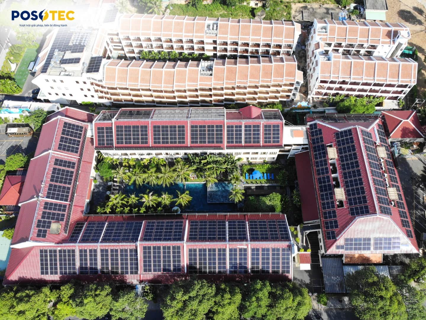 dự án năng lượng mặt trời tại Almanity Hội An Resort công suất 400kWp