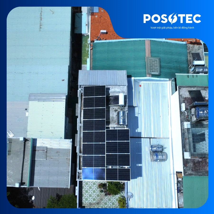 Hoàn thành hệ thống điện mặt trời áp mái 7.2kWp cho hộ gia đình tại Nha Trang